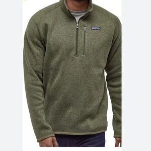 Patagonia Better Sweater 1/4 Zip Pullover Industrial Green Men’s Medium